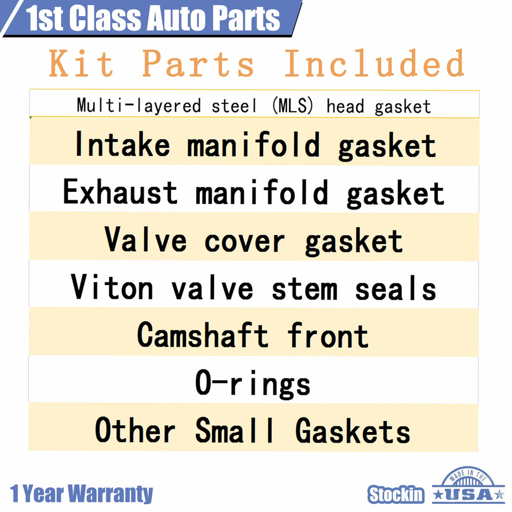 Engine Cylinder Head Gasket Set for Jeep Dodge Dakota Durango RAM 4.7L V8 (1997–2003)