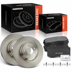 Front Disc Brake Rotor & Ceramic Pad for Mercedes-Benz S430 S500 (2000–2003)
