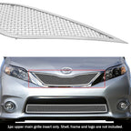 Upper Chrome Mesh Grille Insert for Toyota Sienna SE (2011-2017)