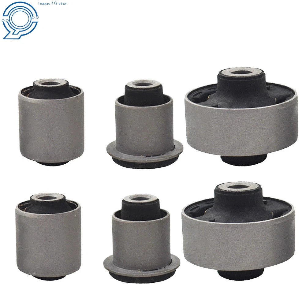 Set of 6 Front Lower Control Arm Inner & Outer Bushings for Accord TL TSX (2004–2008)