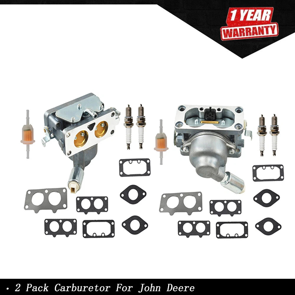 2 Pack Carburetor for John Deere 40H777
