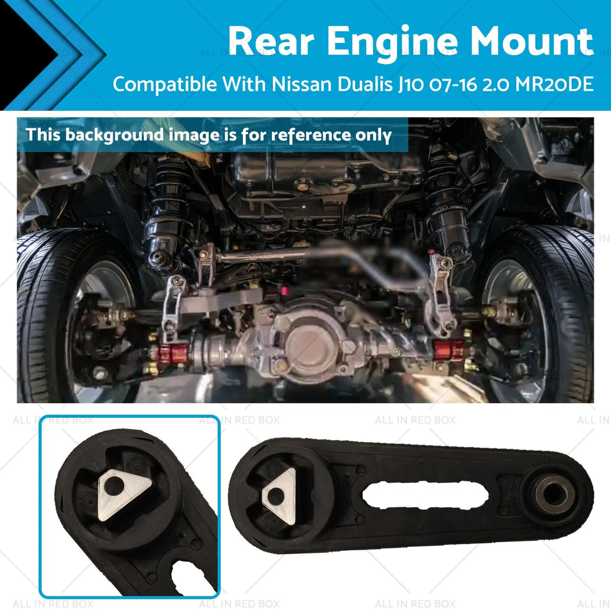 Engine Mount Rear for Nissan Dualis J10 (2007–2016) MR20DE AT MT