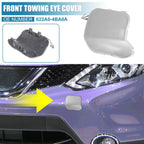 Front Bumper Tow Hook Cover 622A0-4BA0A for Nissan Rogue (2014–2016) Silver Tone