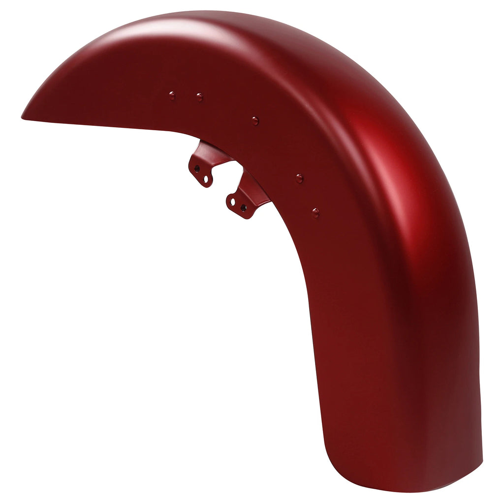 Front Fender for Harley Road Street Glide (2014–2024) Wicked Red Denim