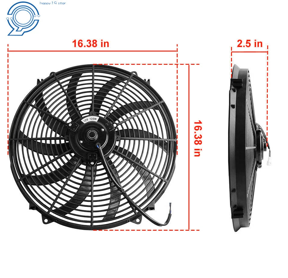 Electric Radiator Fan Kit for Universal Applications (12V)