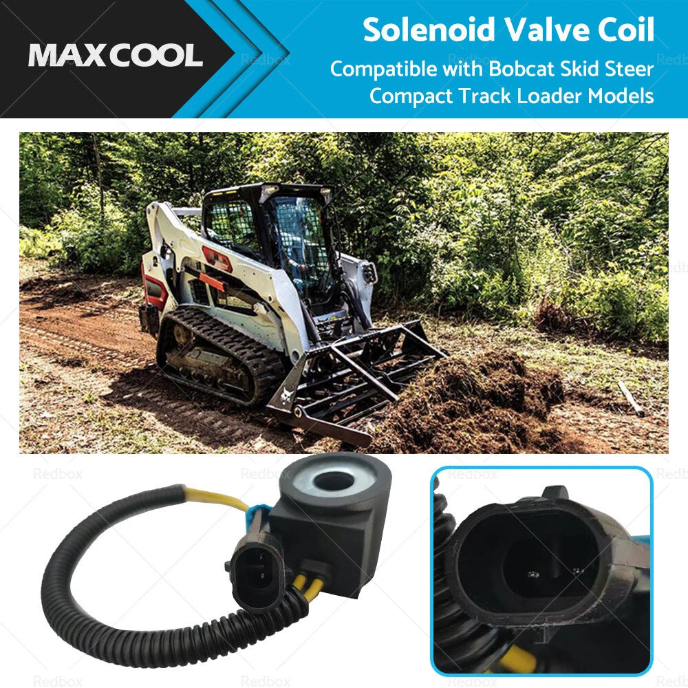 Solenoid Valve Coil 12V for Bobcat 450 463 653 751 753 763 773 863 864