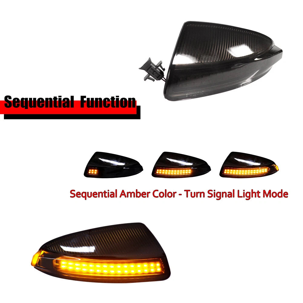 2X LED Dynamic Side Mirror Signal Light for Mercedes Benz ML350 (2006–2011)