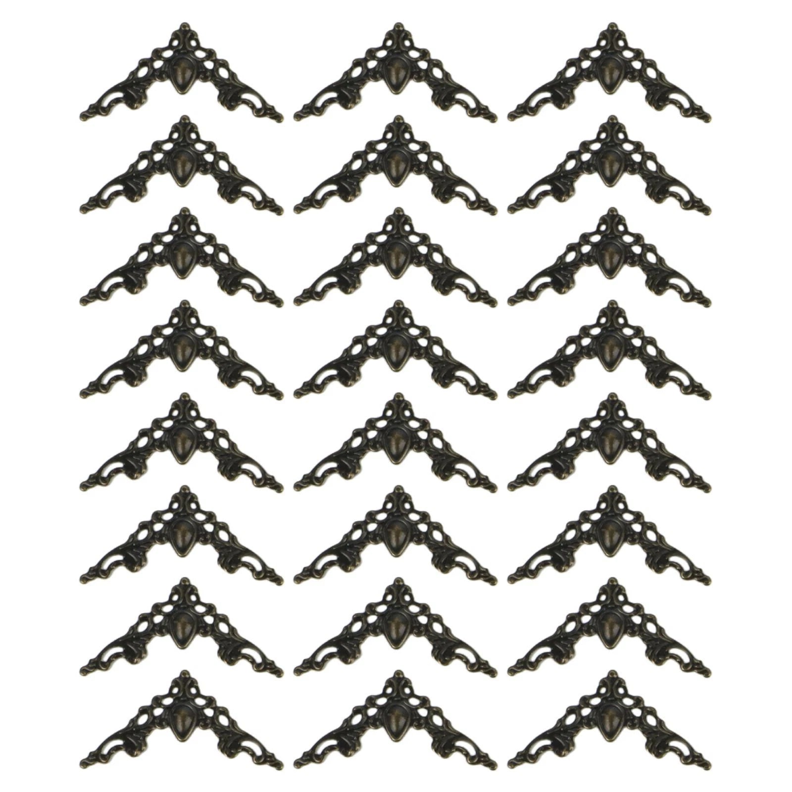 Corner Edge Protectors for ScrapFor Books and Jewelry (24 Pieces)