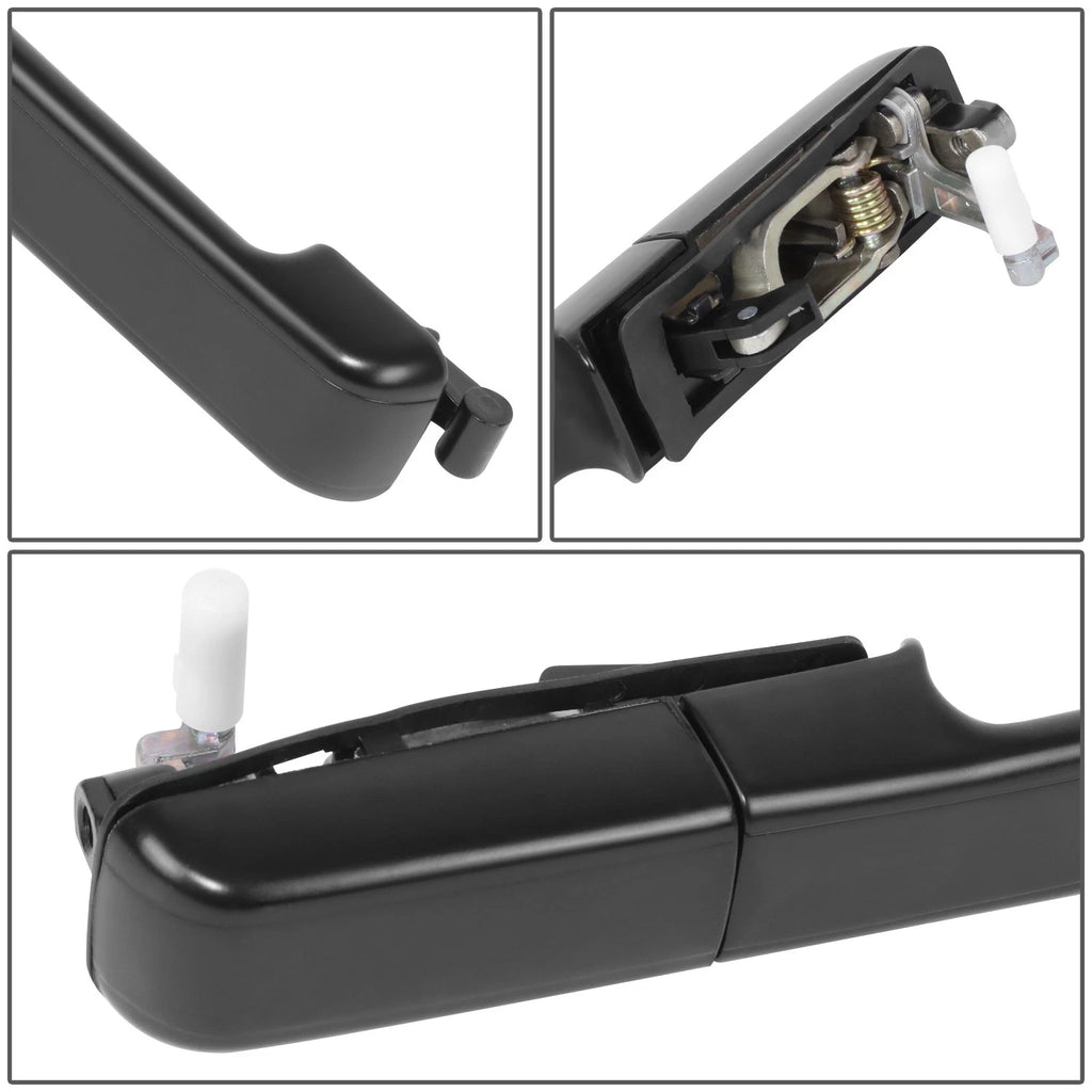 Rear Outer Door Handle for VW Passat (1990–1994) OE Style Textured Black