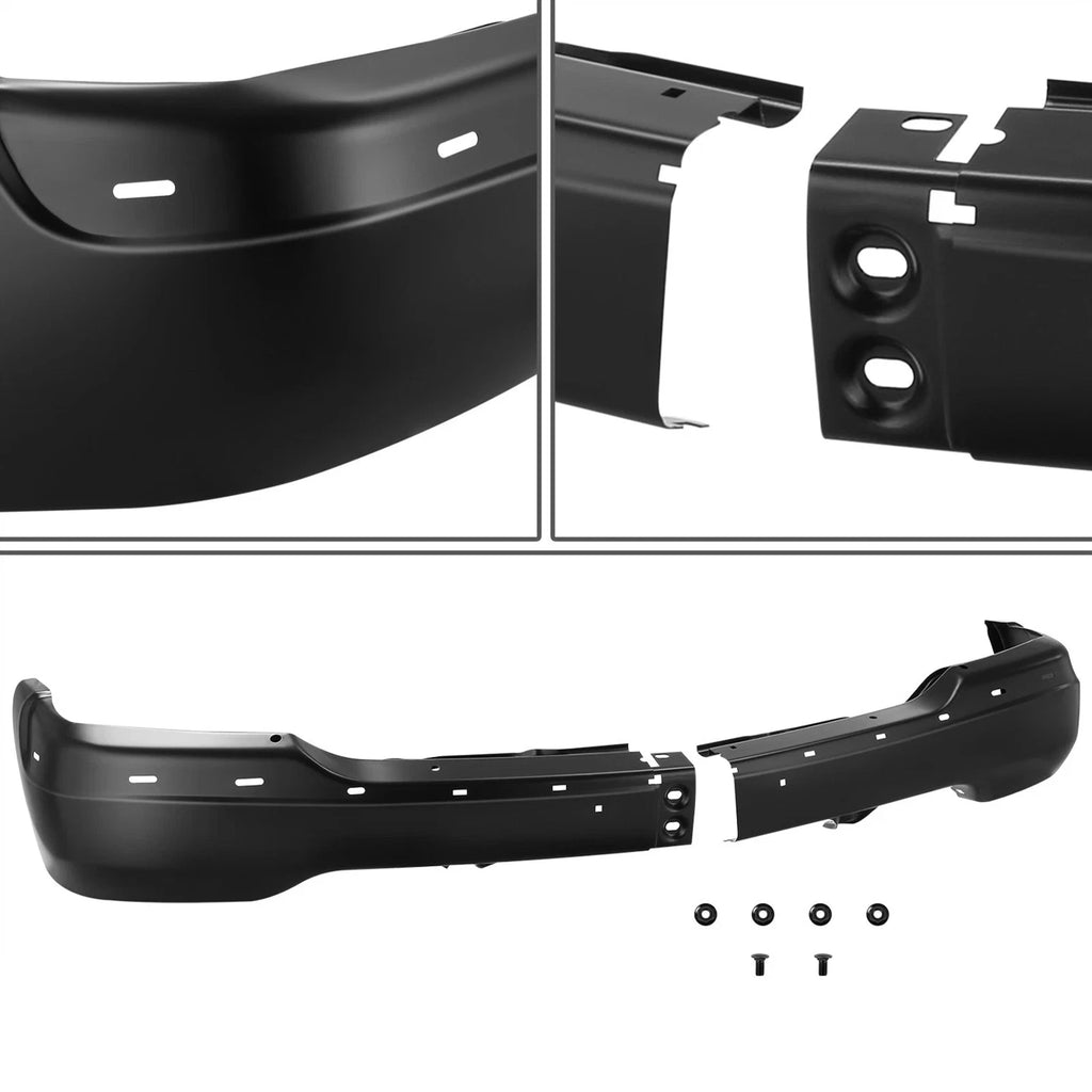 Black Steel Front Bumper for GMC Sierra 1500 2500 HD Yukon (1999–2006)