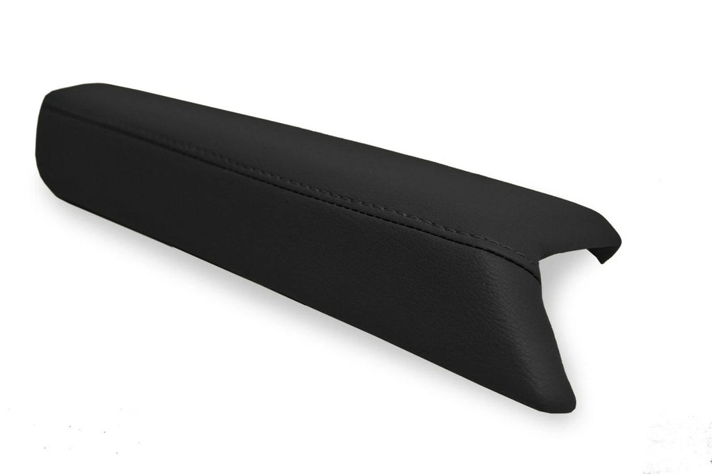 2PC Leather Armrest Door Panel Cover for Nissan 350Z Coupe (2006–2008) Black