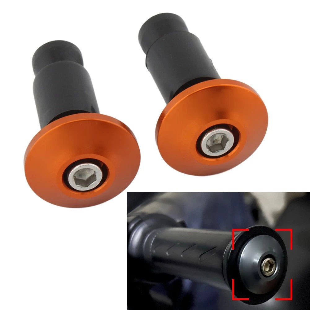 Handlebar Grips Cap Plugs for Motor Dirt Bike 7/8" 22MM