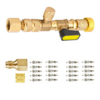 20 Valve Cores + HVAC Core Remover Tool Set for R22 R410A R404A R32