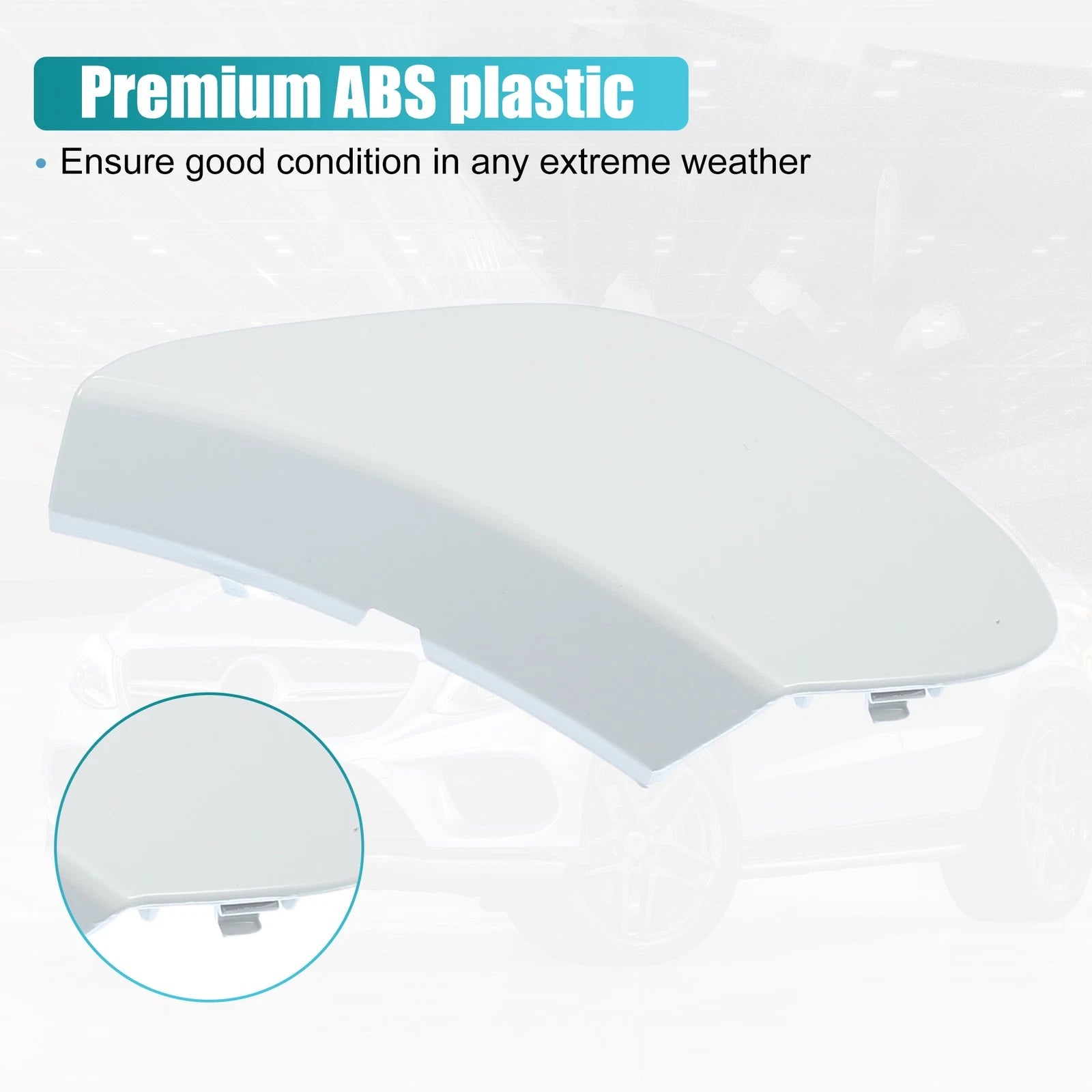 1 Pair Front Bumper Tow Hook Cover for Mercedes-Benz GLE 400 (2016–2020) No.A2928854922