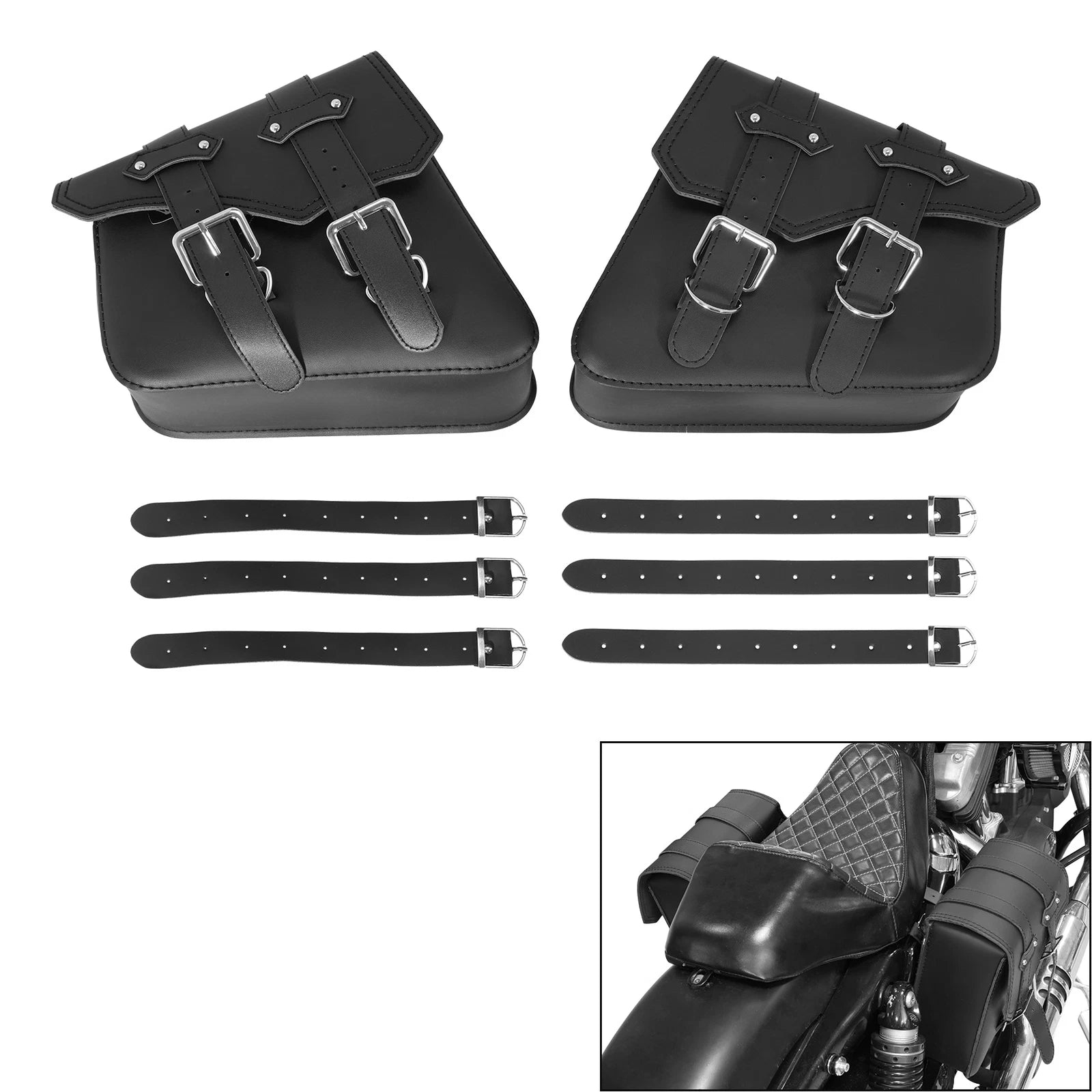Saddlebags Luggage Bag for Harley Davidson Sportster XL883 XL1200 (2004–2023)