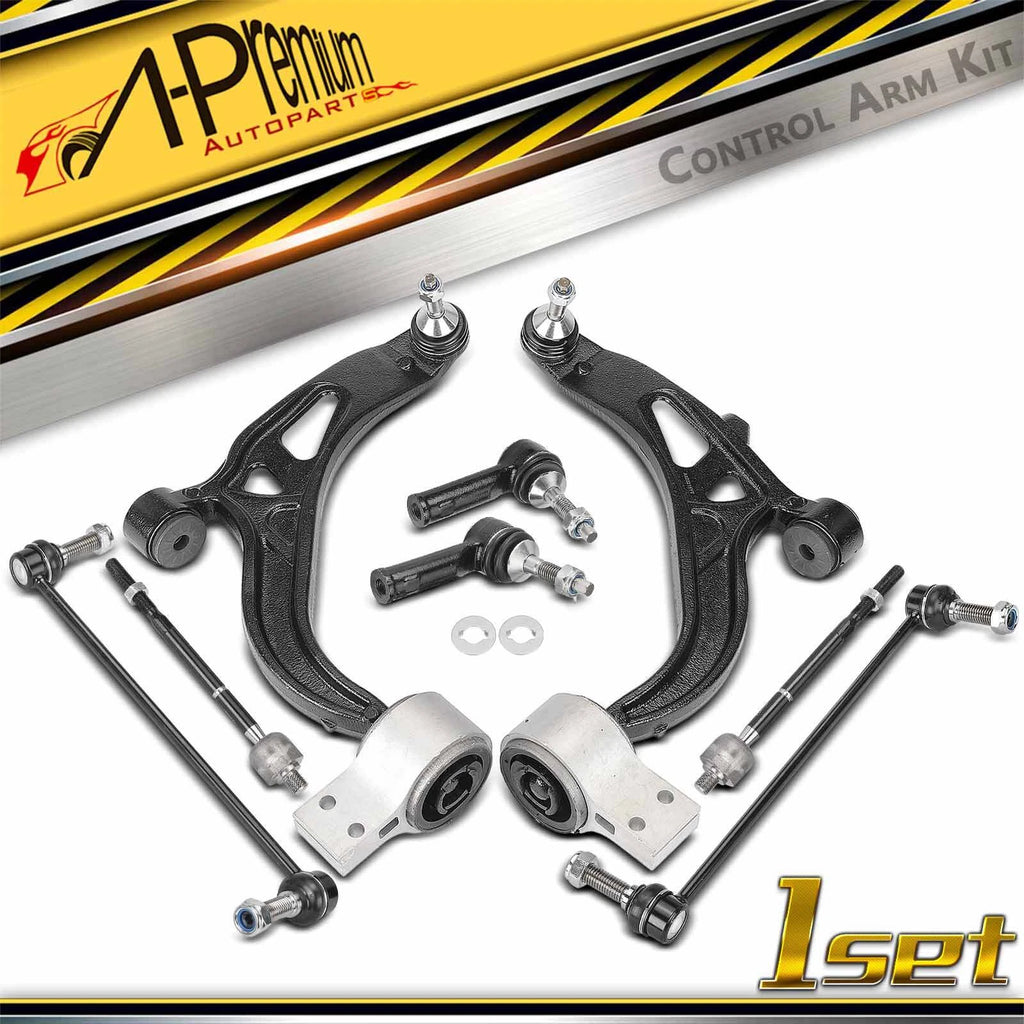 Set of 8 Front Control Arm Ball Joints for Ford Explorer (2011–2017)