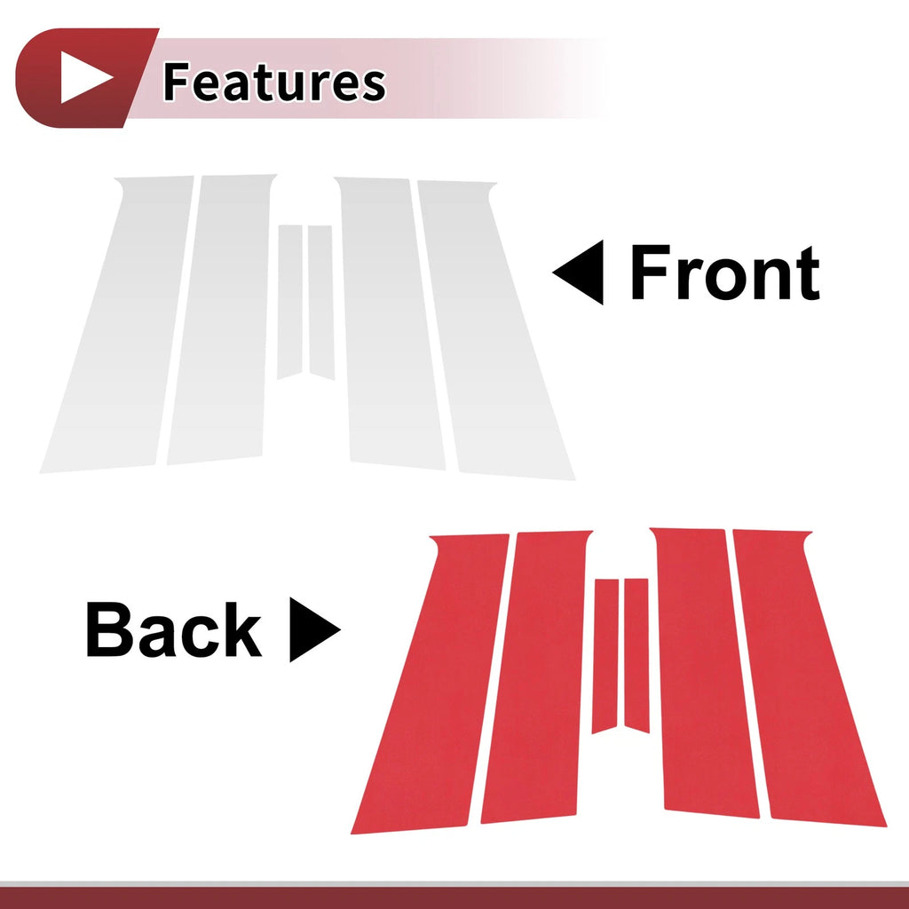 Door Pillar Window Trim for Chevrolet Aveo Hatchback (2011–2014) Left Right