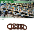 Set of 5 Oil Seal Rotary Shaft Seal FKM Rubber 28x36x4.5mm