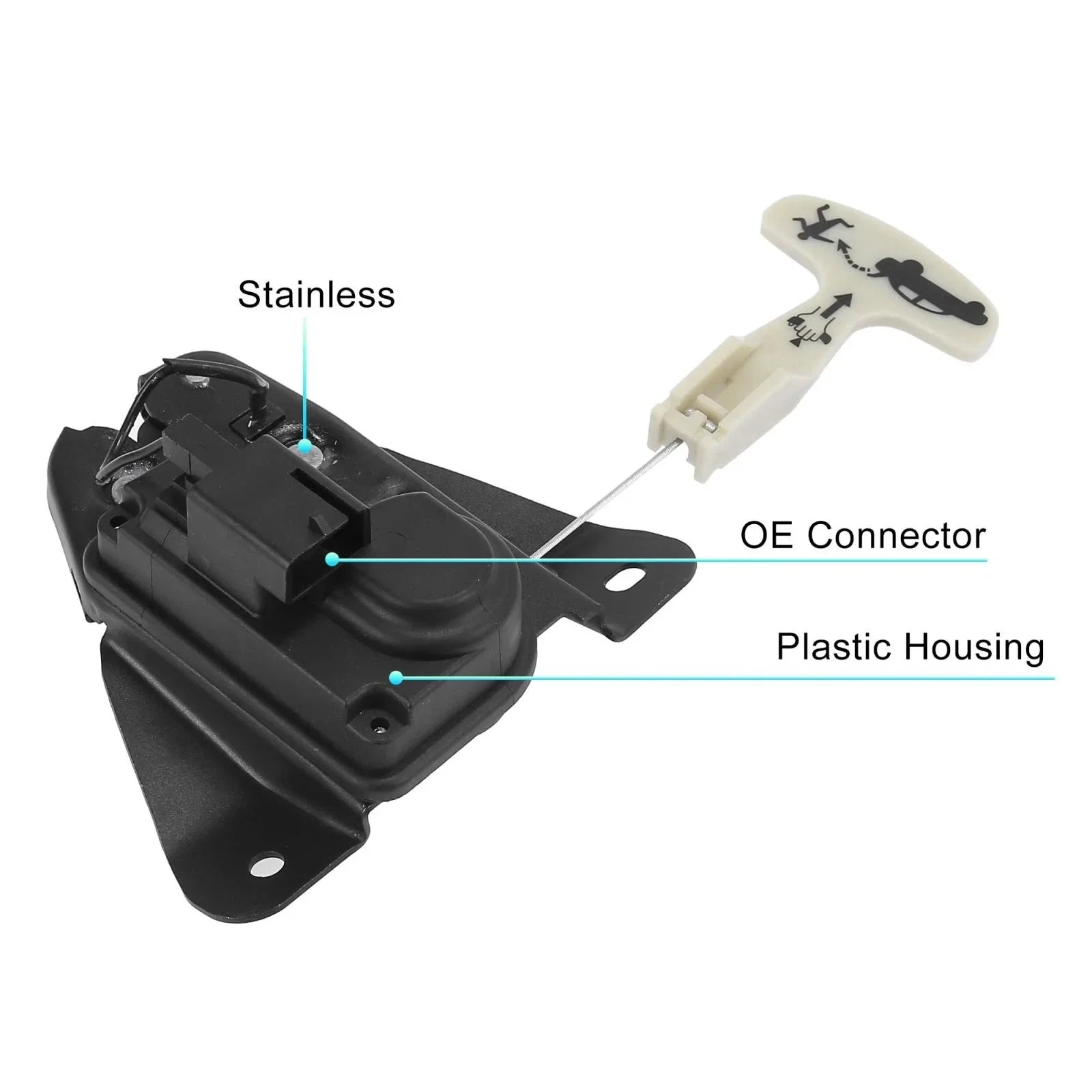 Rear Tailgate Lock Actuator for Dodge Chrysler (2011-2019)