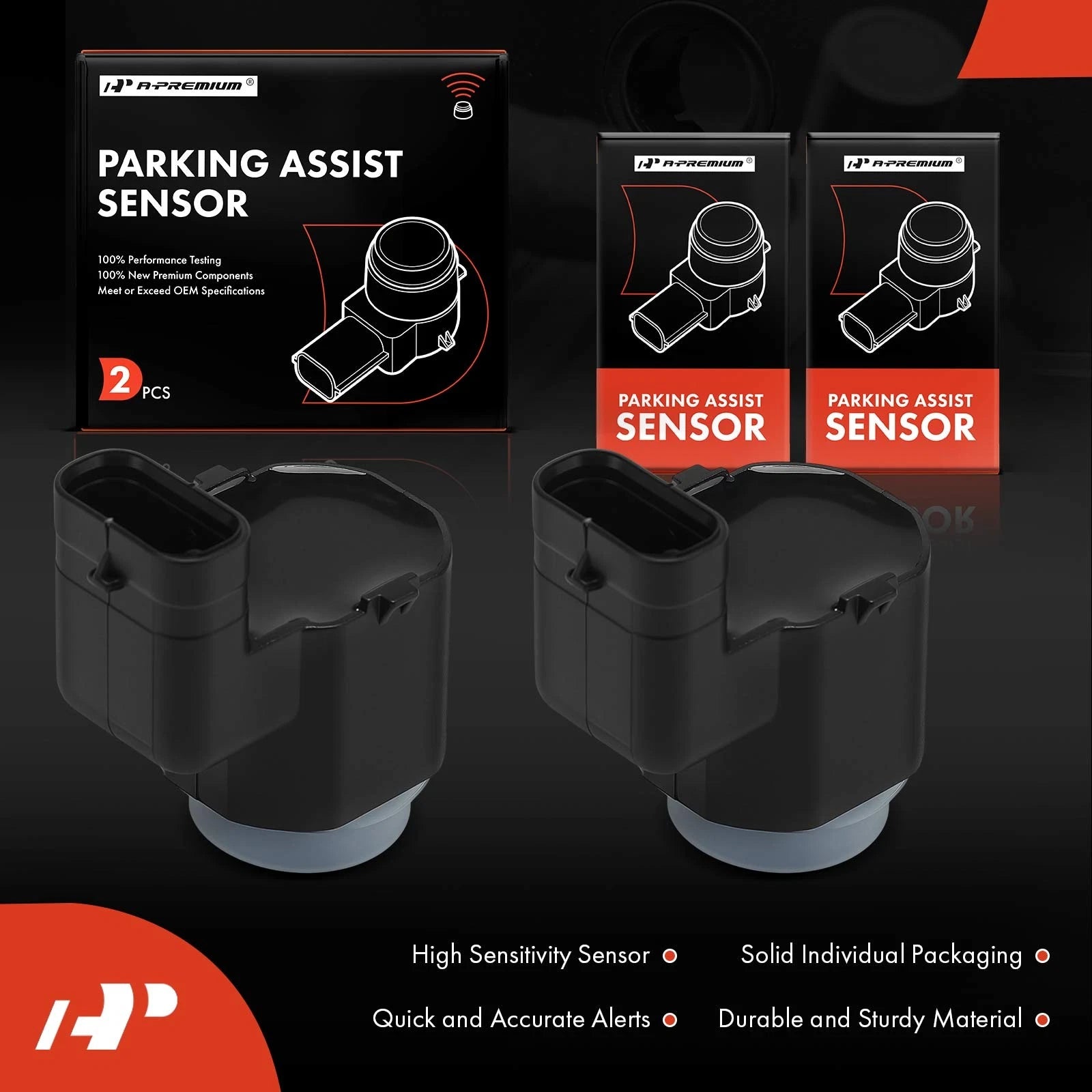 2X Front Side Parking Assist Sensors for Kia Ceed (2012-2015)