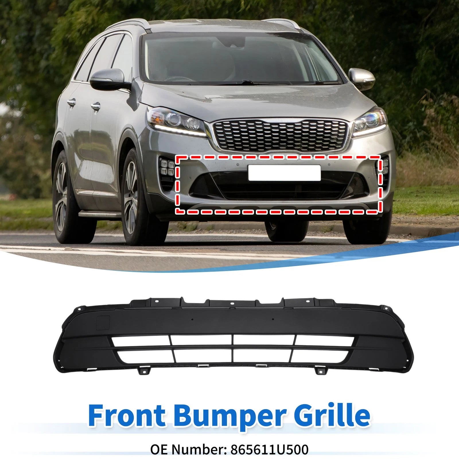 Lower Grille for Kia Sorento (2015–2017) - 1 Pcs