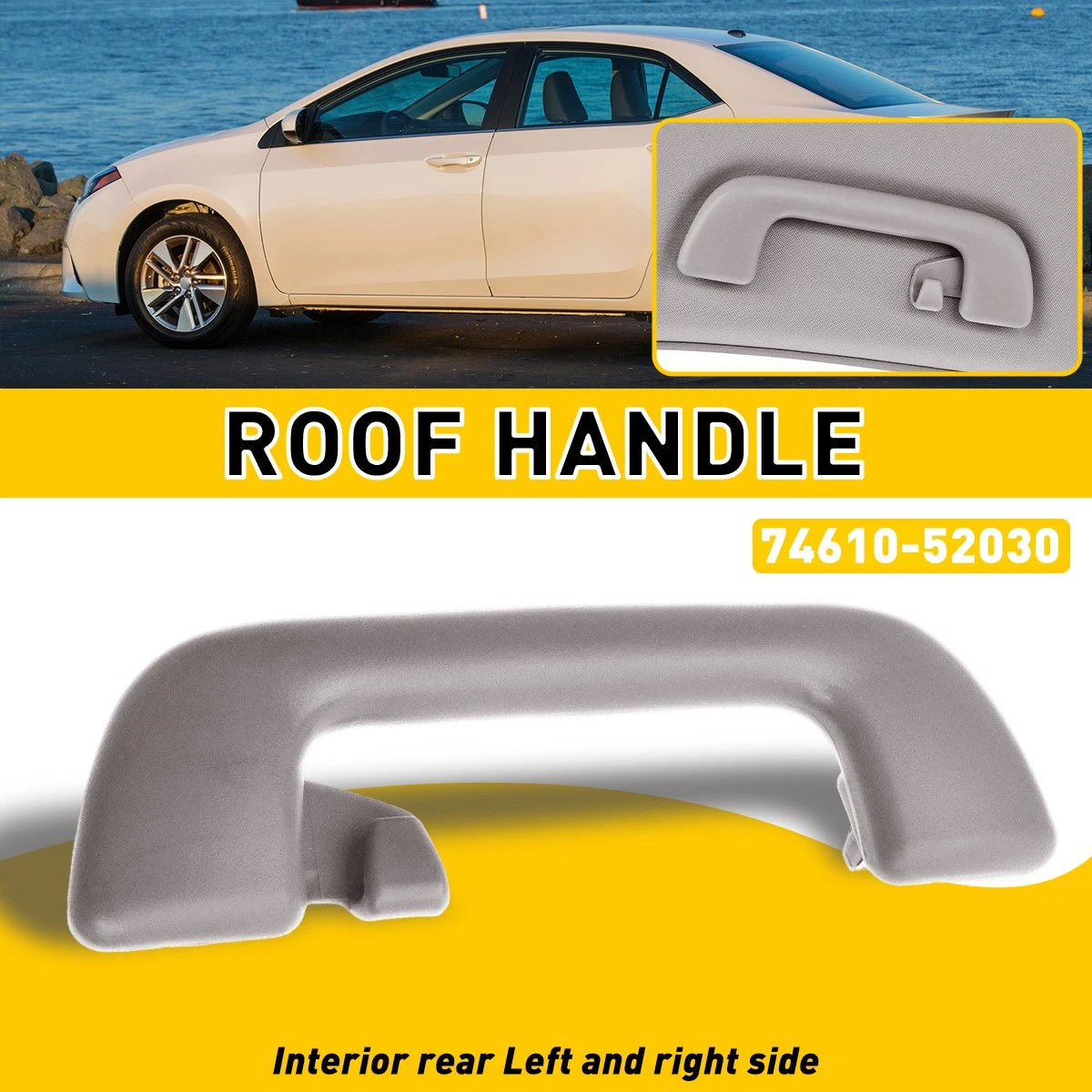 Rear Inner Roof Handle for Toyota Highlander 2007–2015