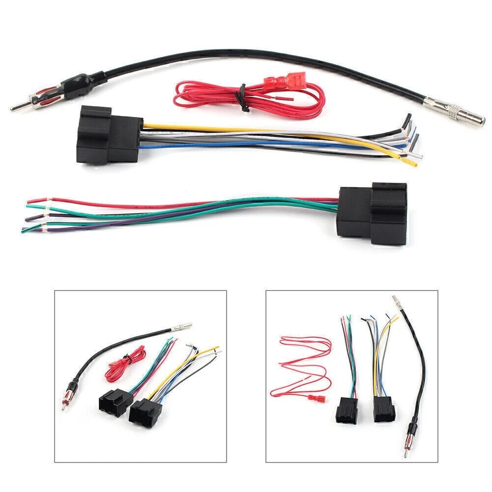 Stereo Radio Wire Harness & Antenna Combo for GMC Sierra Yukon 1500 (2007–2013)
