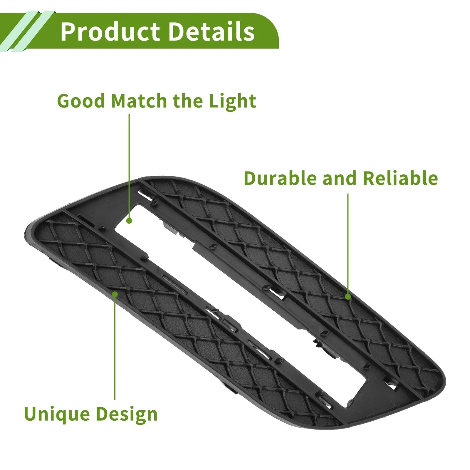 Front Right Fog Light Grill for Mercedes Benz ML550 (2012-2015)