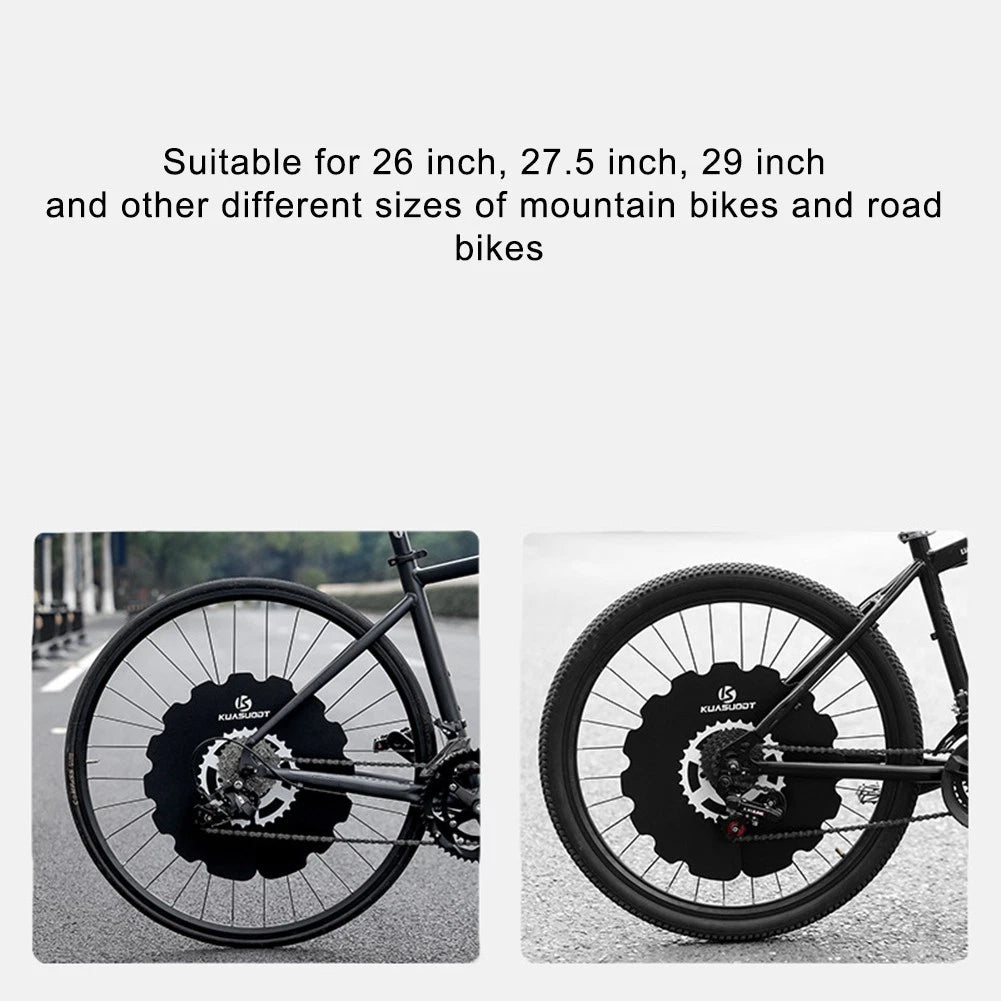 Bike Disc Anti Dirt Board for Lightweight Bikes (Black)