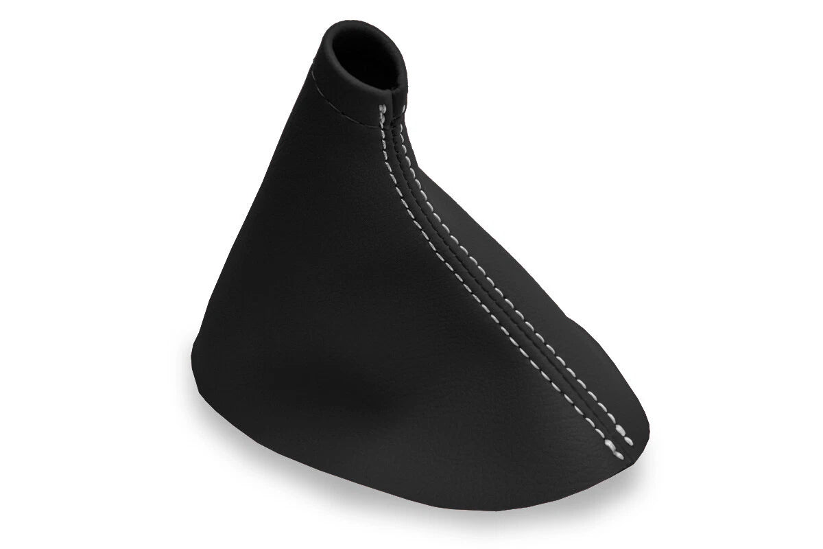 Leather Manual Shift Boot Cover for BMW E28 (1982–1988) White Stitch
