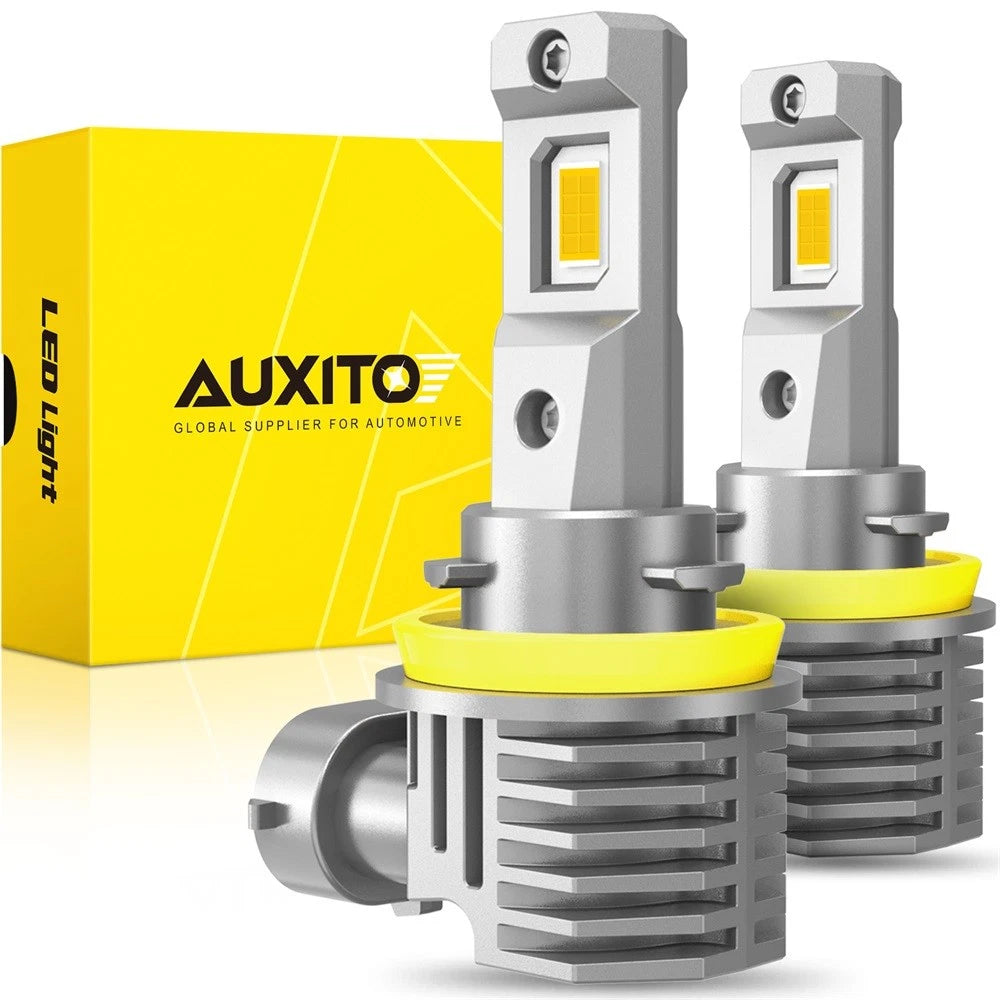 Set of 2 H8 H11 H16 LED Fog Driving Light Bulbs 3000K Gold Yellow