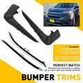 Black Chrome Bumper Grille Molding Trim for Honda Pilot (2019–2022)
