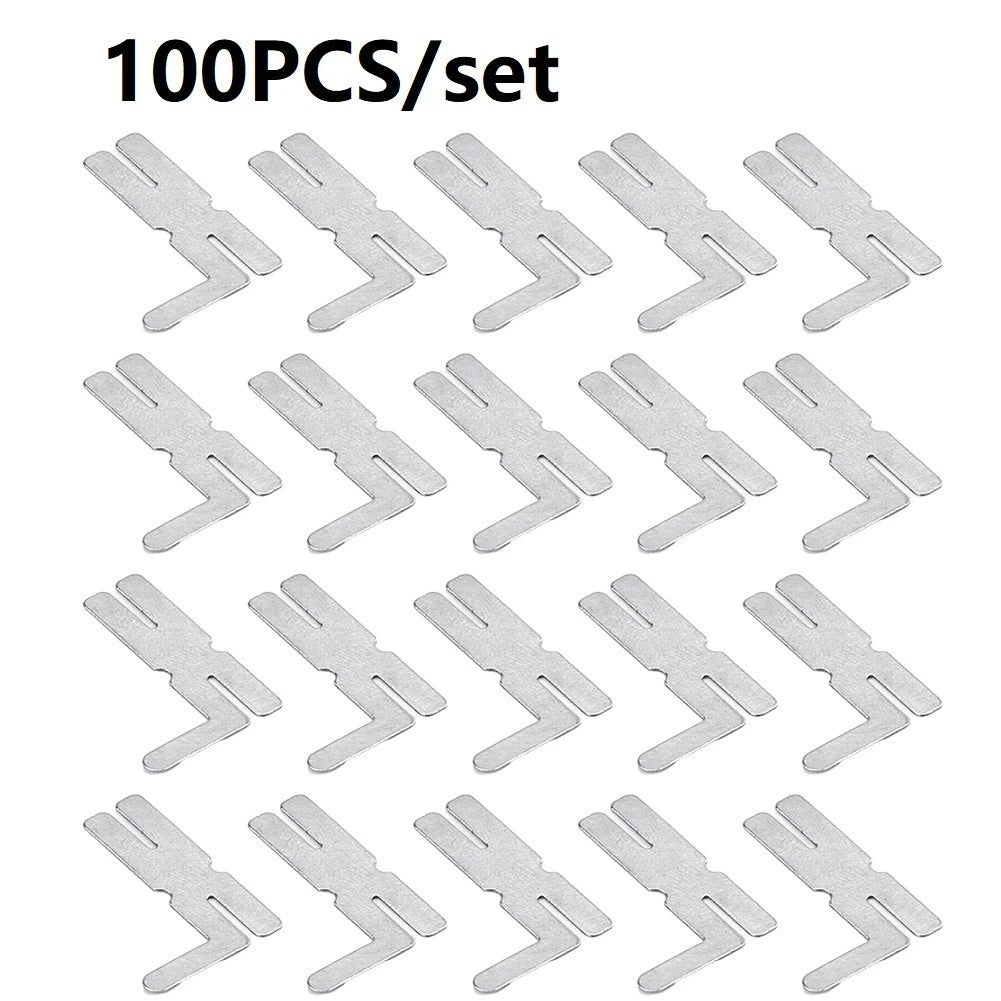 100pcs Nickel Plated Steel Battery Pack Welding Sheet for Spot Welder