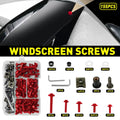 155pc Red Aluminum Fairing Bolts Kit M5 M6 for Honda CBR600RR CBR1000RR (2003–2023)