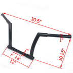 10" Rise Handlebar for Harley Dyna FLD (2012–2016) Street Bob FXDB (2006–2017)