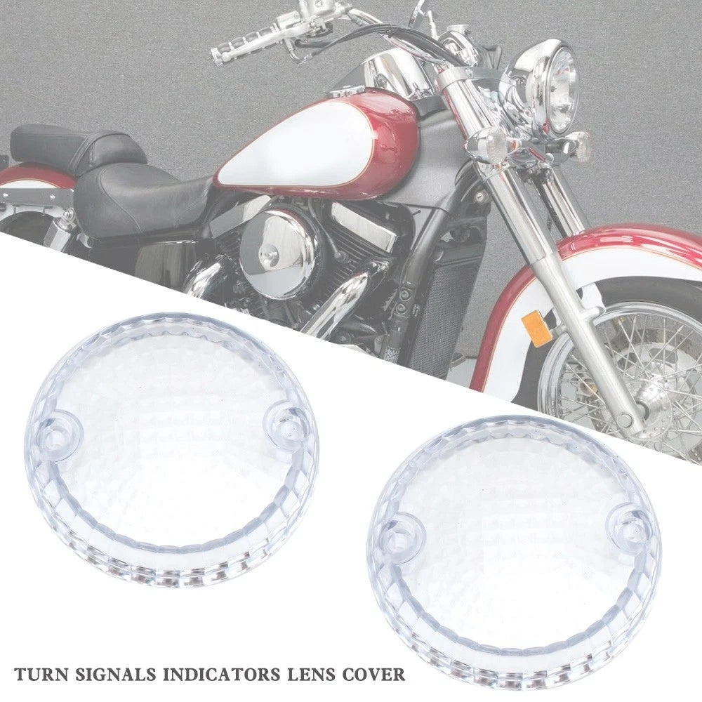 Turn Signal Lens Cover for Yamaha Kawasaki Vulcan 1500 VN (1996–2008)