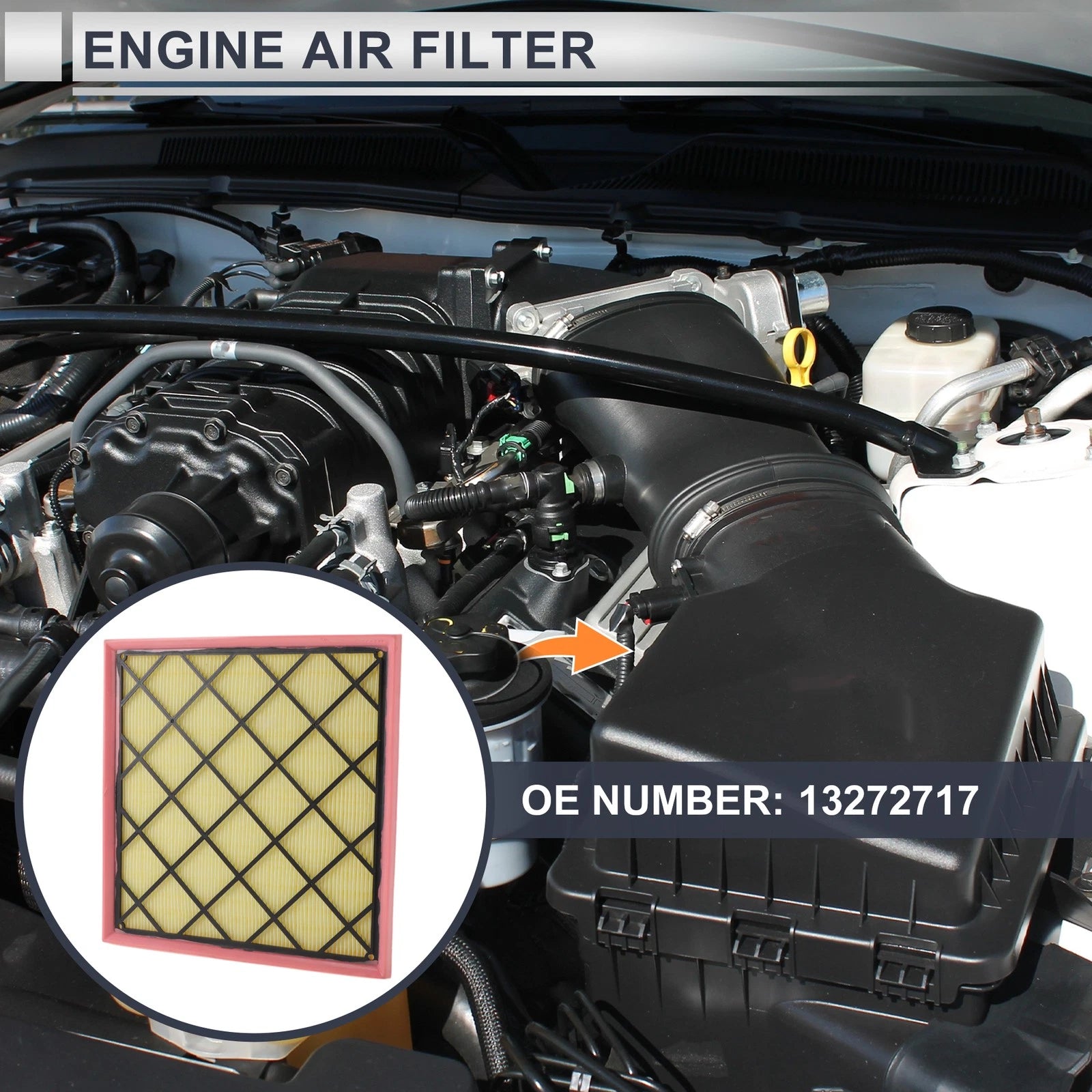 Engine Air Filter No.13272717 for Chevrolet Cruze (2009–2016)