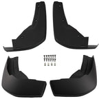 Set of 4 Black Mud Flaps for Honda Ridgeline (2017–2024)