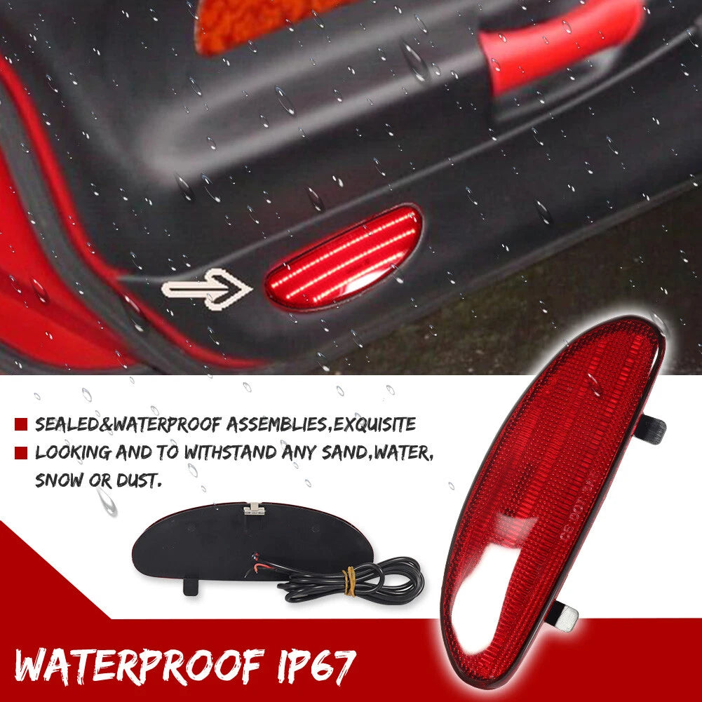 Red LED Inner Door Panel Reflector Lamp for Corvette (1997–2004)