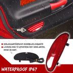 Red LED Inner Door Panel Reflector Lamp for Corvette (1997–2004)