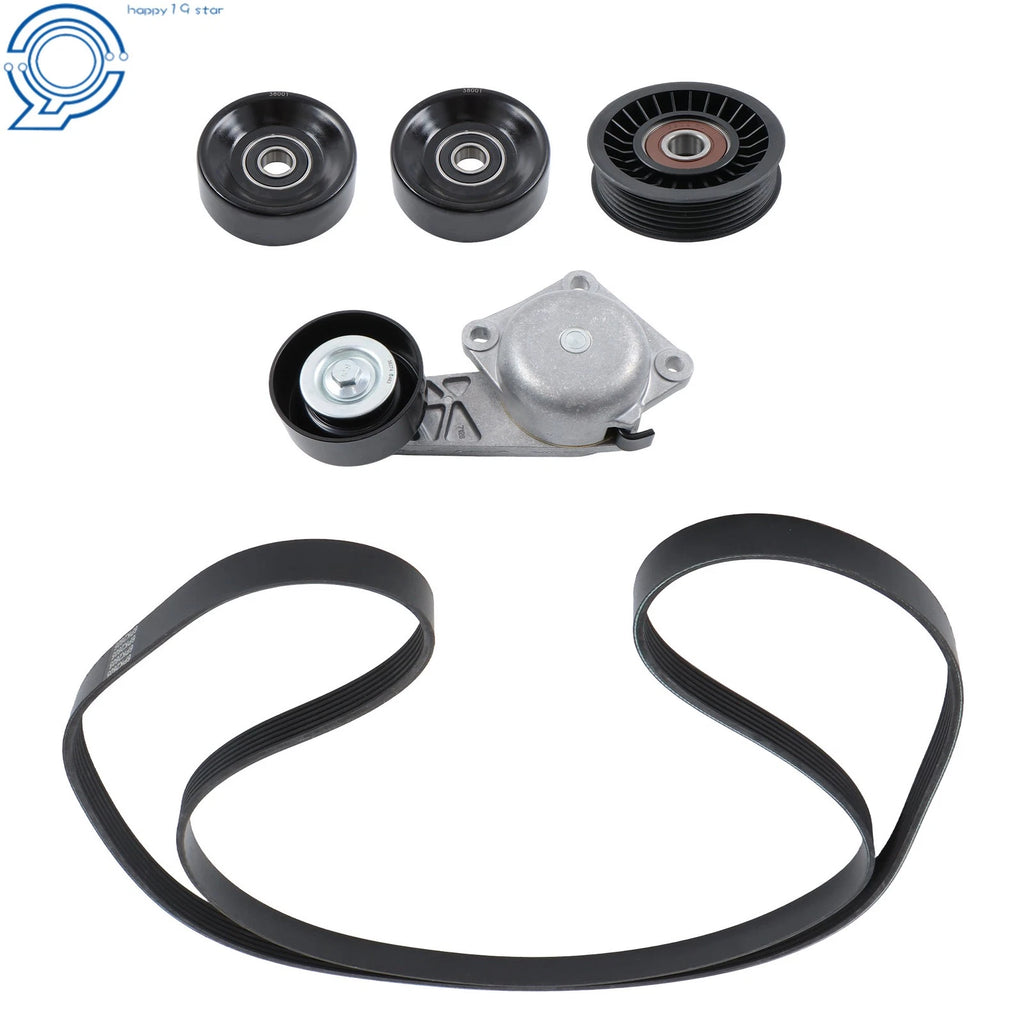 Belt Tensioner and Idler Pulley Kit for Ford F-150 Lincoln (2005–2014)