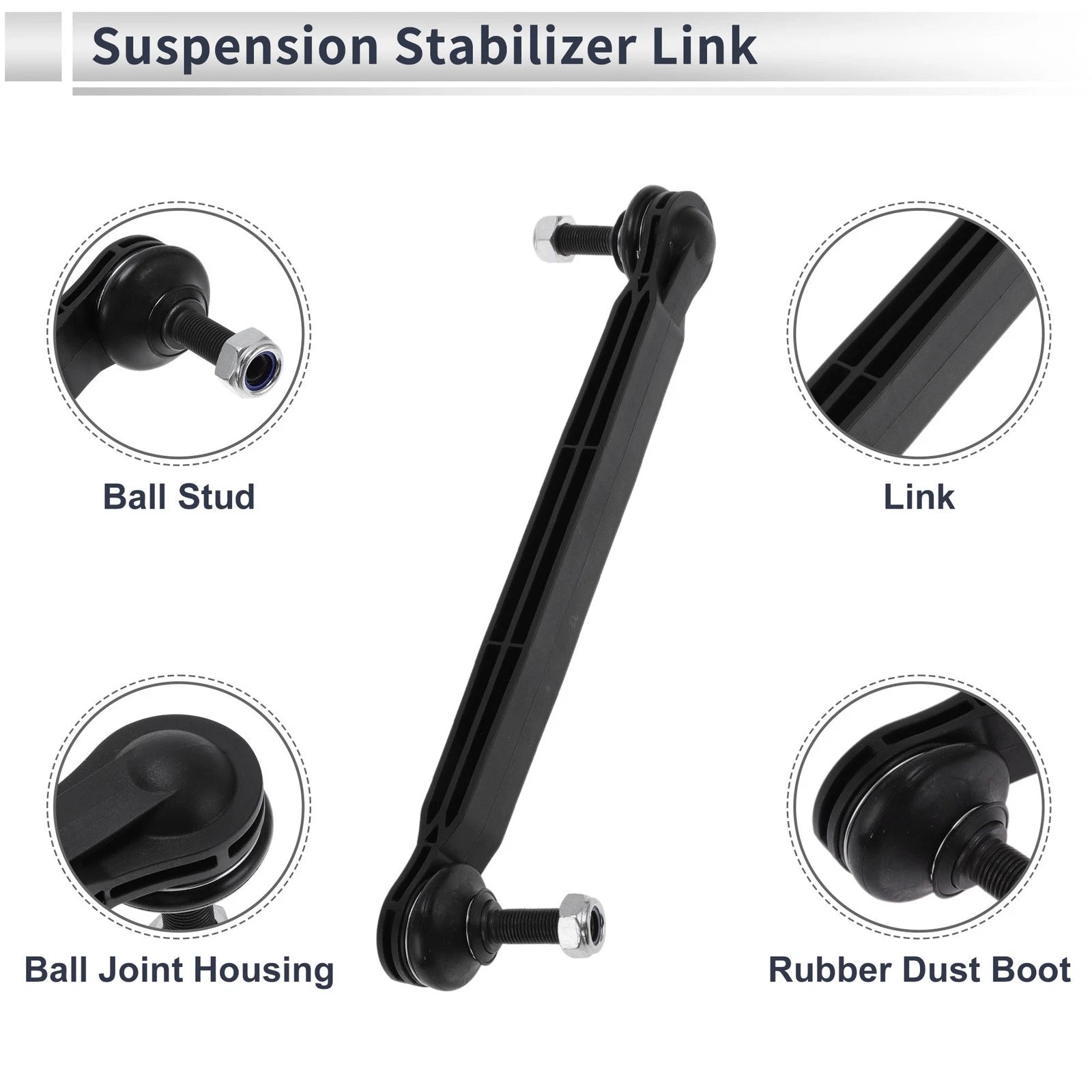 Set of 2 Front Stabilizer Bar Links for Chrysler 200 (2011–2014) No.K750385/51939949