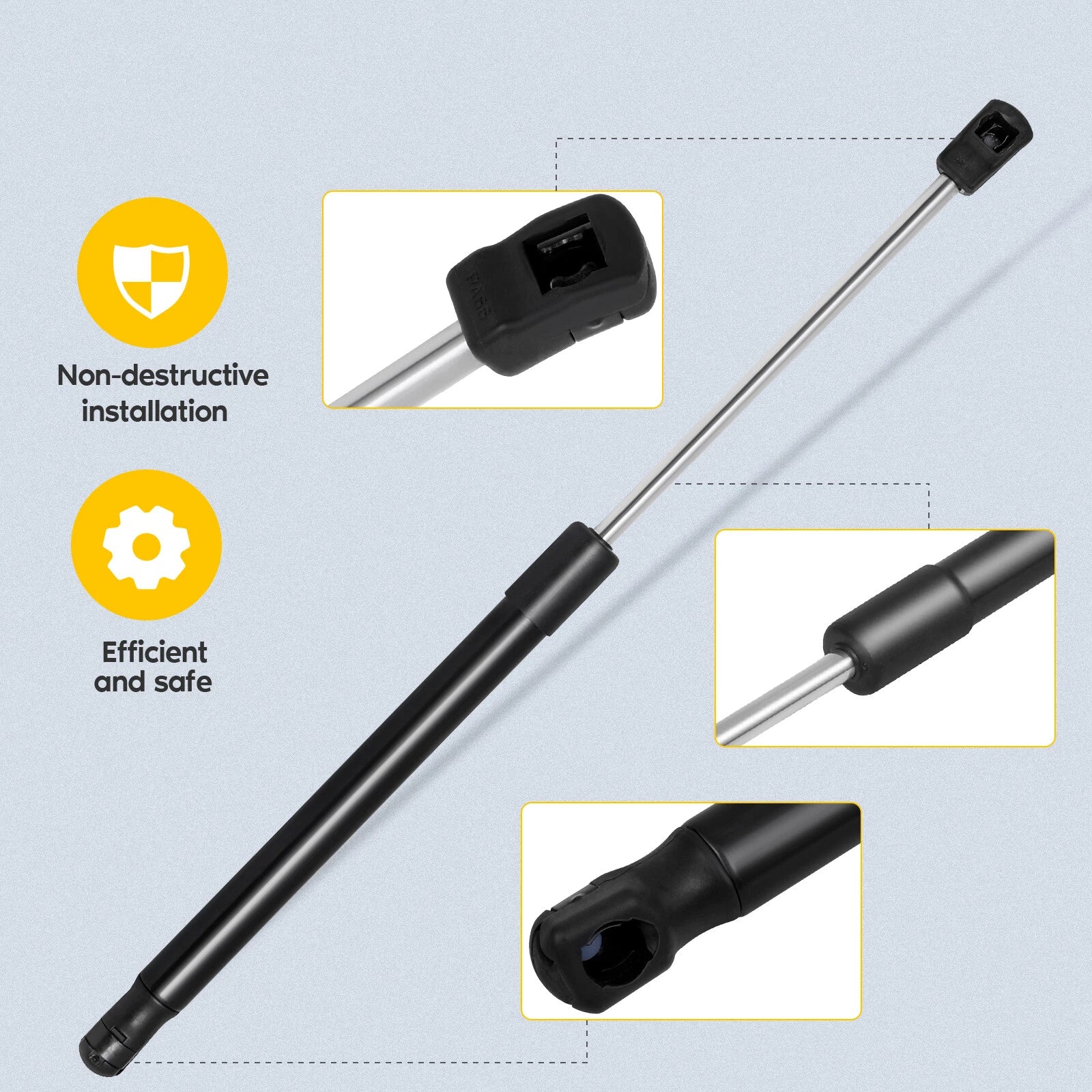 Set of 2 Rear Lift Supports for Universal Vehicles