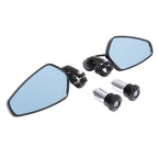 7/8" Handlebar Bar End Rear View Mirrors for Honda Yamaha Suzuki Ducati