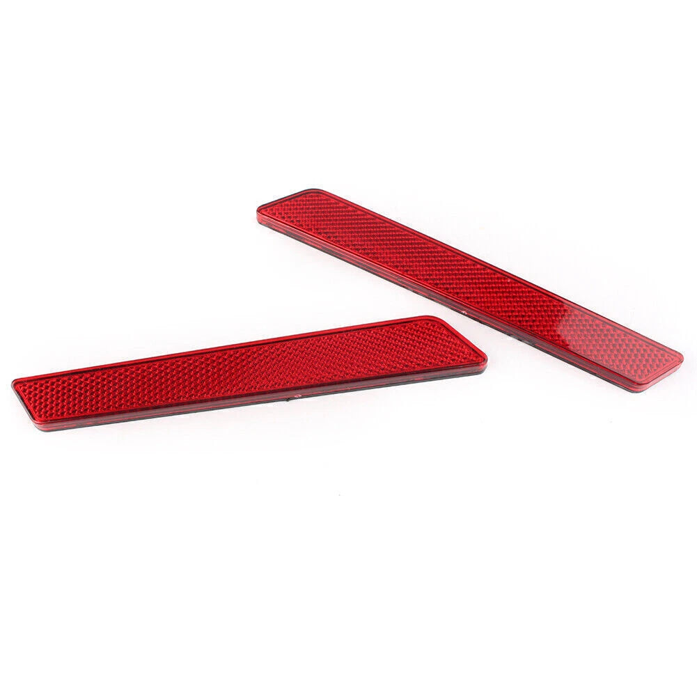 Reflector Saddle Bag Latch Cover Red for Harley Touring Road King (2014–UP)
