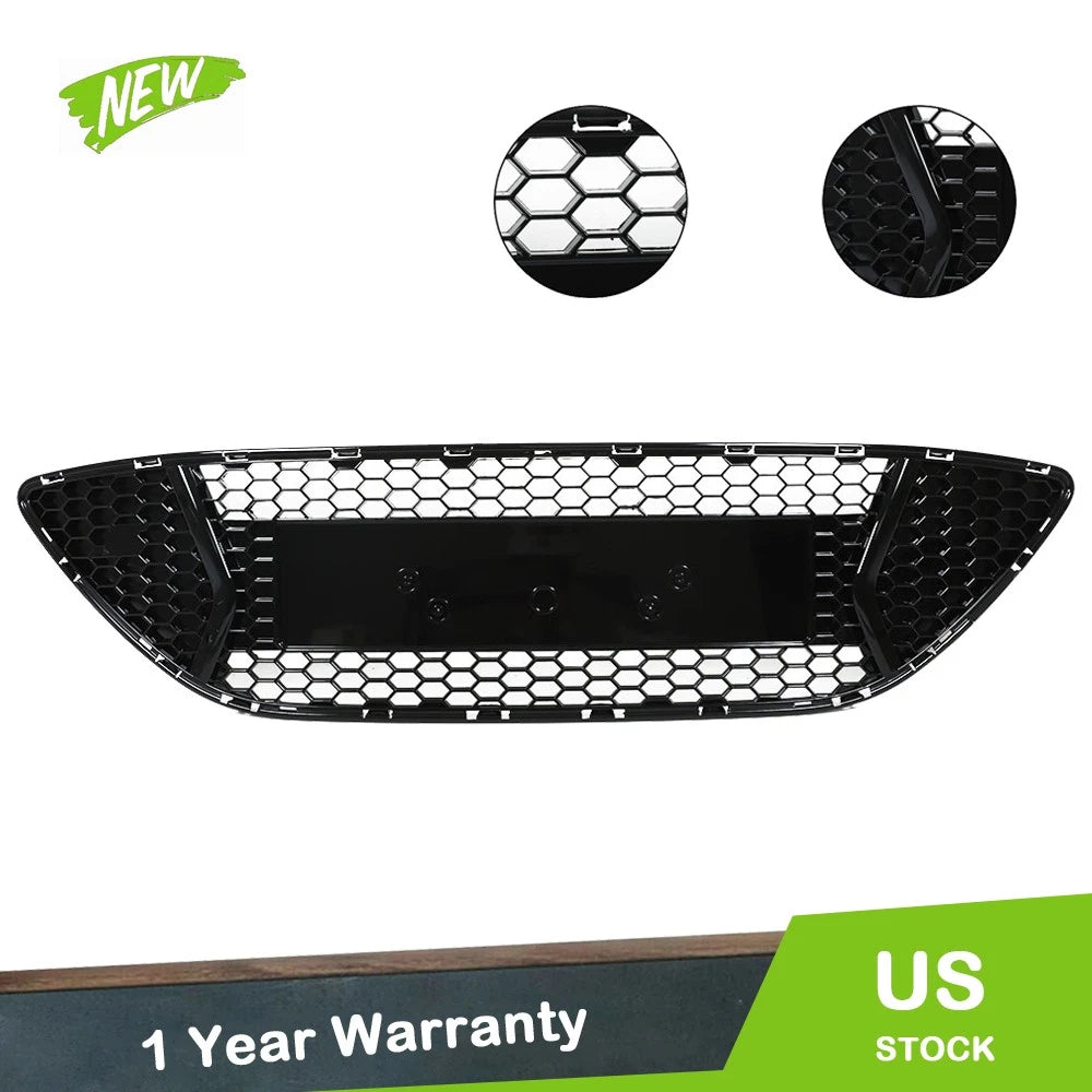 Front Grille Bumper Center for Ford Focus (2013–2014) CM5Z8200BA Black
