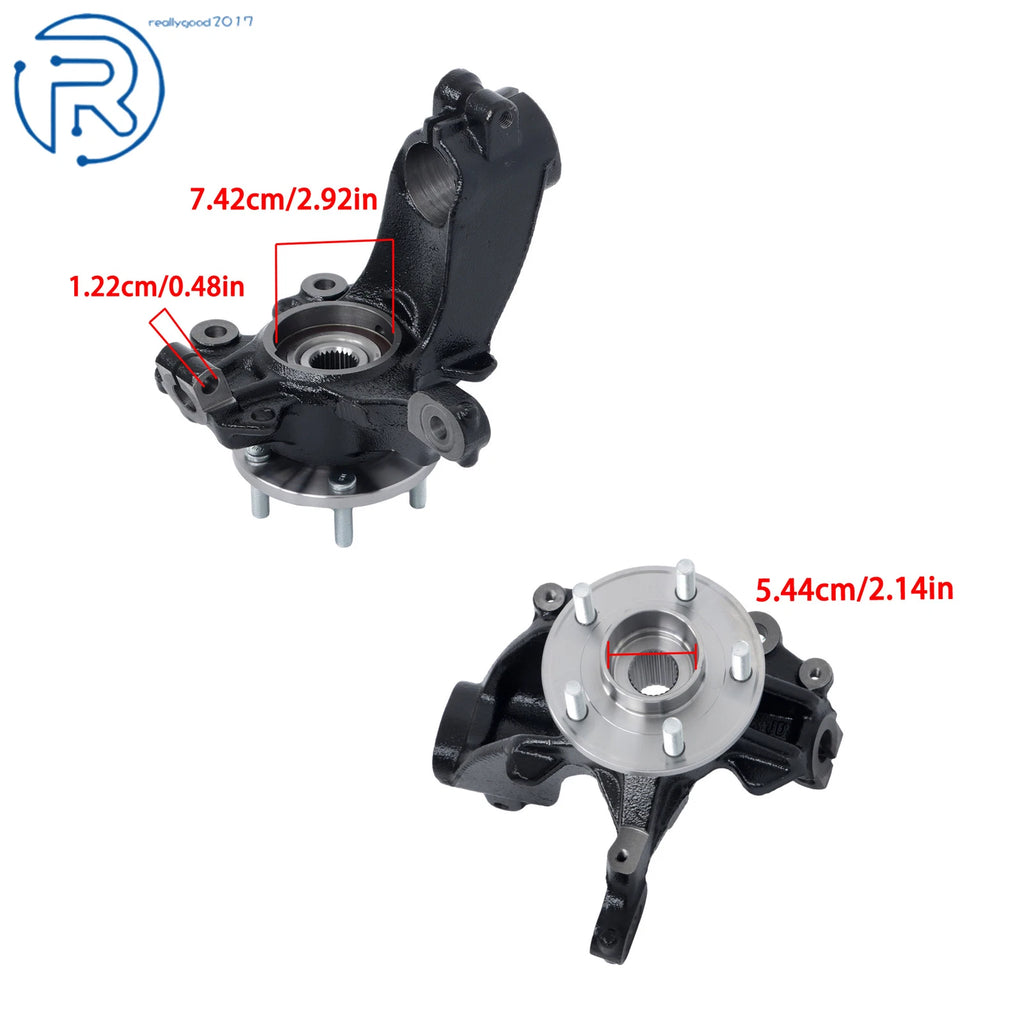 Front Steering Knuckle & Wheel Hub Bearing Assembly for Ford Focus (2012-2018)