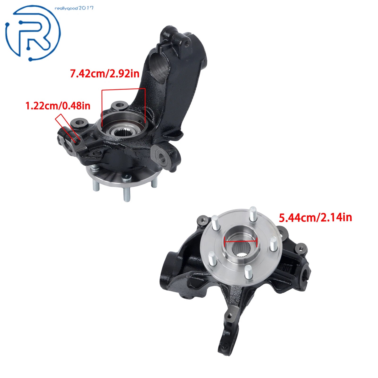 Front Steering Knuckle & Wheel Hub Bearing Assembly for Ford Focus (2012-2018)
