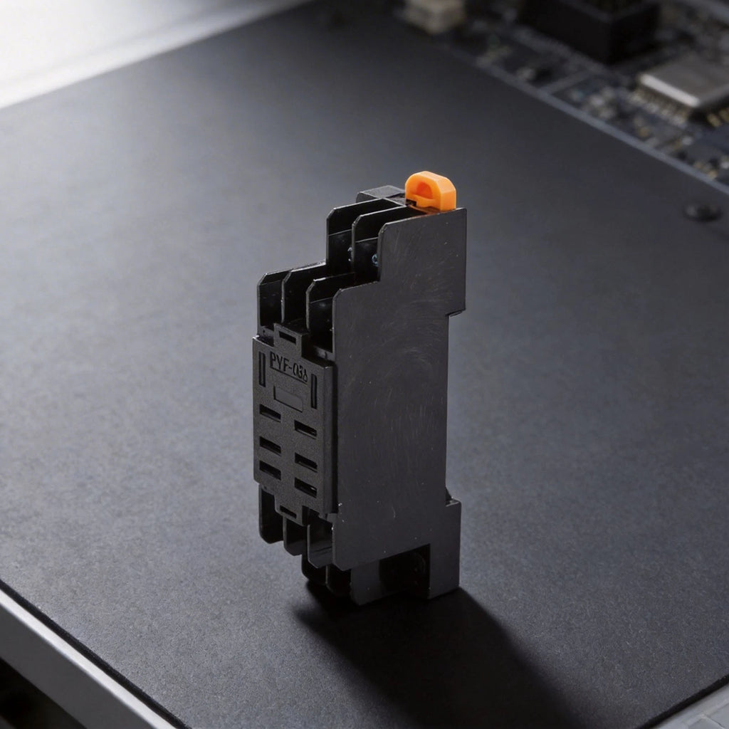 8 Pin AC Relay and Socket Base for DPDT Applications (LY2NJ)
