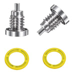 Marine Gearcase Drain Plug Screw Kit for Mercruiser Alpha One Gen II (1983–1996) 8M0058389